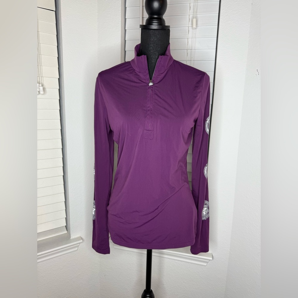 Stylish Women's Long Sleeve Top in Rich Purple